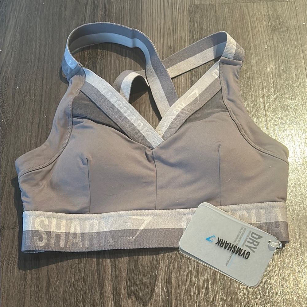 Gray Empower Gymshark Sports Bra